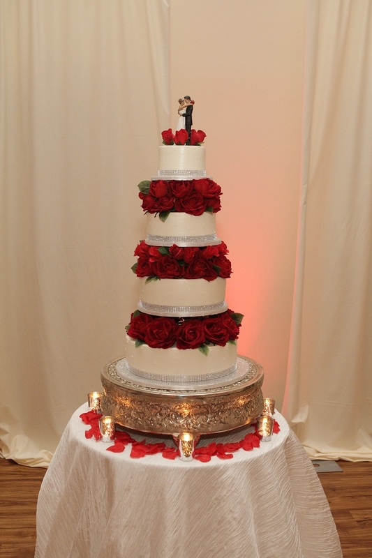 VANESSA AND HAROLD - WEDDING CAKE